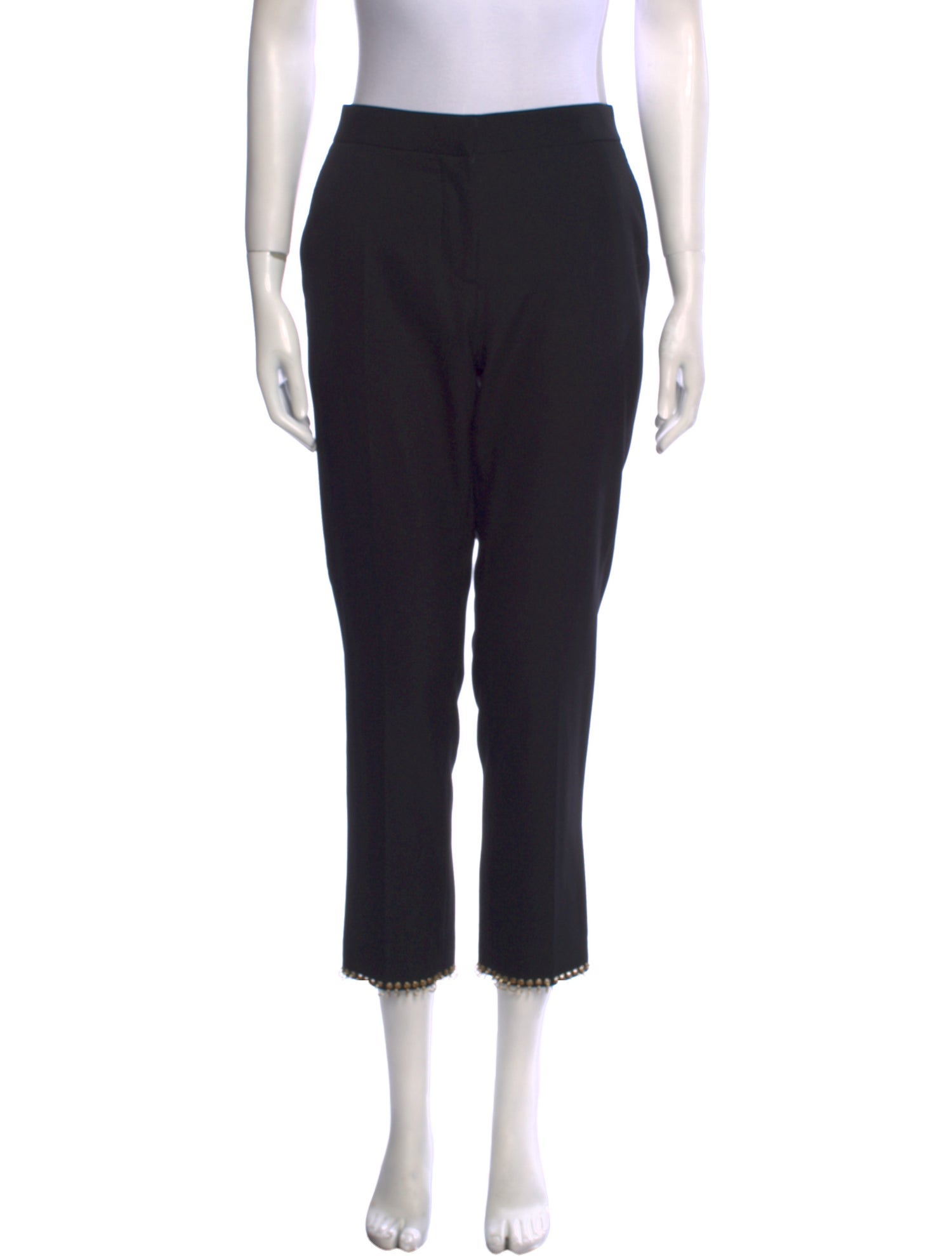 Burberry Wool Straight Leg Pants